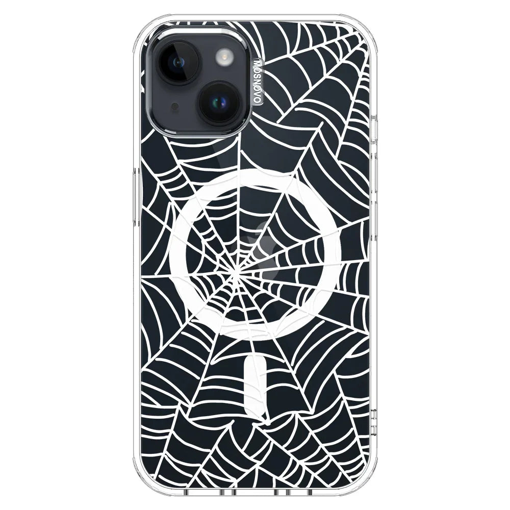 Spider Web Phone Case - iPhone 13 Case Clear With MagSafe