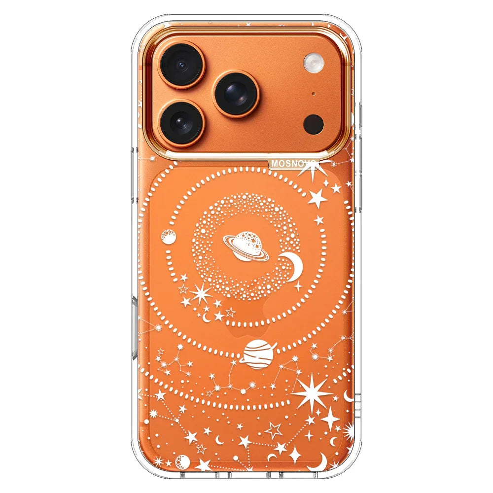 White Galaxy Phone Case - iPhone 17 Pro Case