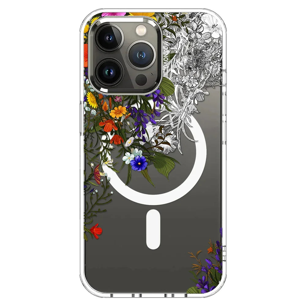 Spring Meadow Phone Case - iPhone 13 Pro Case Clear With MagSafe