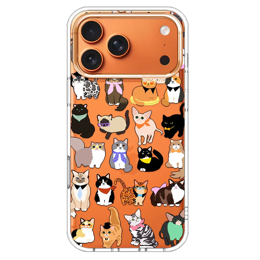 Cute Cat Phone Case - iPhone 17 Pro Max Case – MOSNOVO
