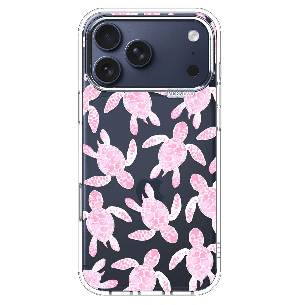 Pink Turtle Phone Case - iPhone 17 Pro Max Case – MOSNOVO