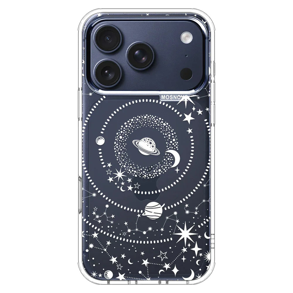 White Galaxy Phone Case - iPhone 17 Pro Case