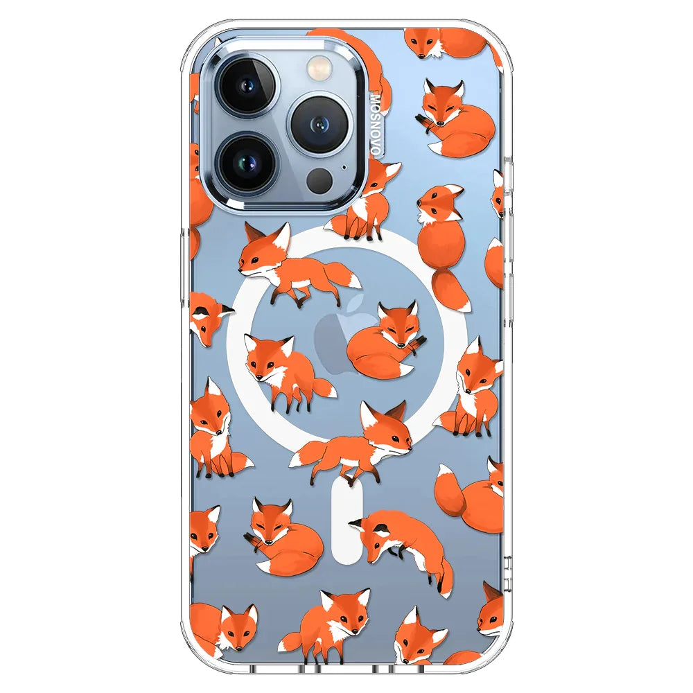 Fox Phone Case - iPhone 13 Pro Case Clear With MagSafe