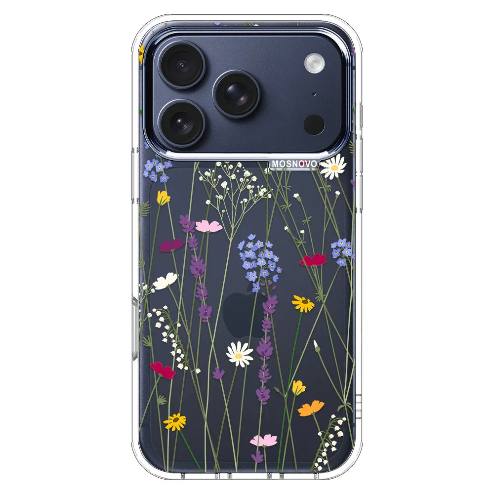 Floral Garden Lavender Daisy Flower Phone Case - iPhone 17 Pro