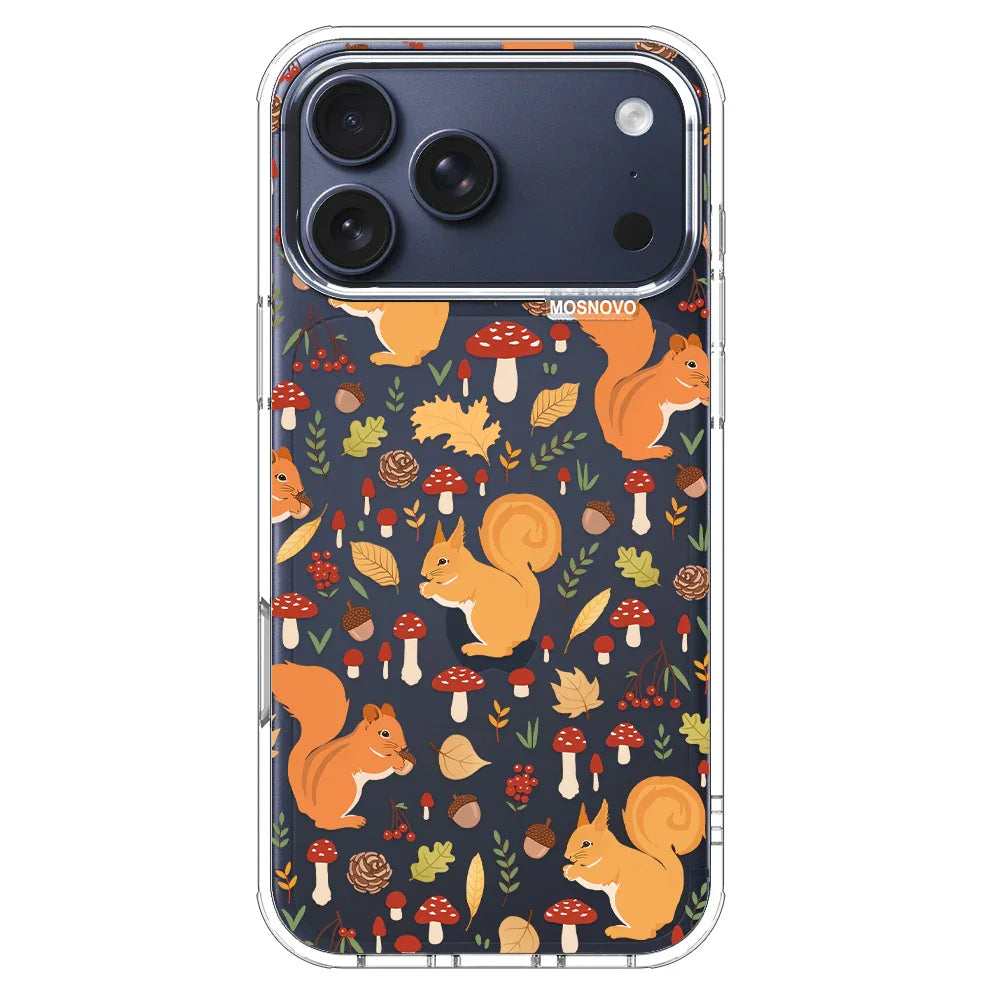 Autumn Squirrel Phone Case - iPhone 17 Pro Max Case – MOSNOVO