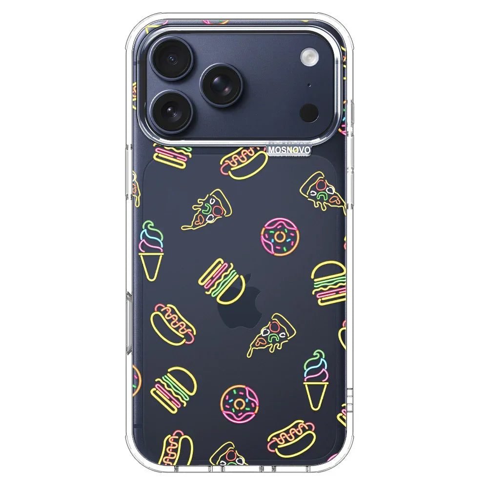Neon Junk Food Phone Case - iPhone 17 Pro Max Case  MOSNOVO
