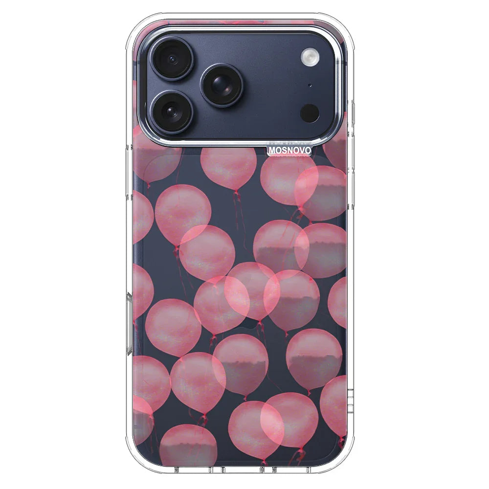 Pink Ballons Phone Case - iPhone 17 Pro Max Case – MOSNOVO
