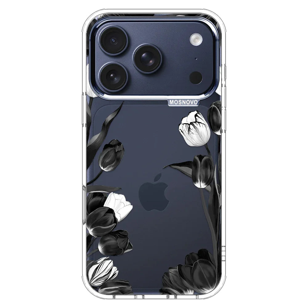 Black Tulips Phone Case - iPhone 17 Pro Case – MOSNOVO