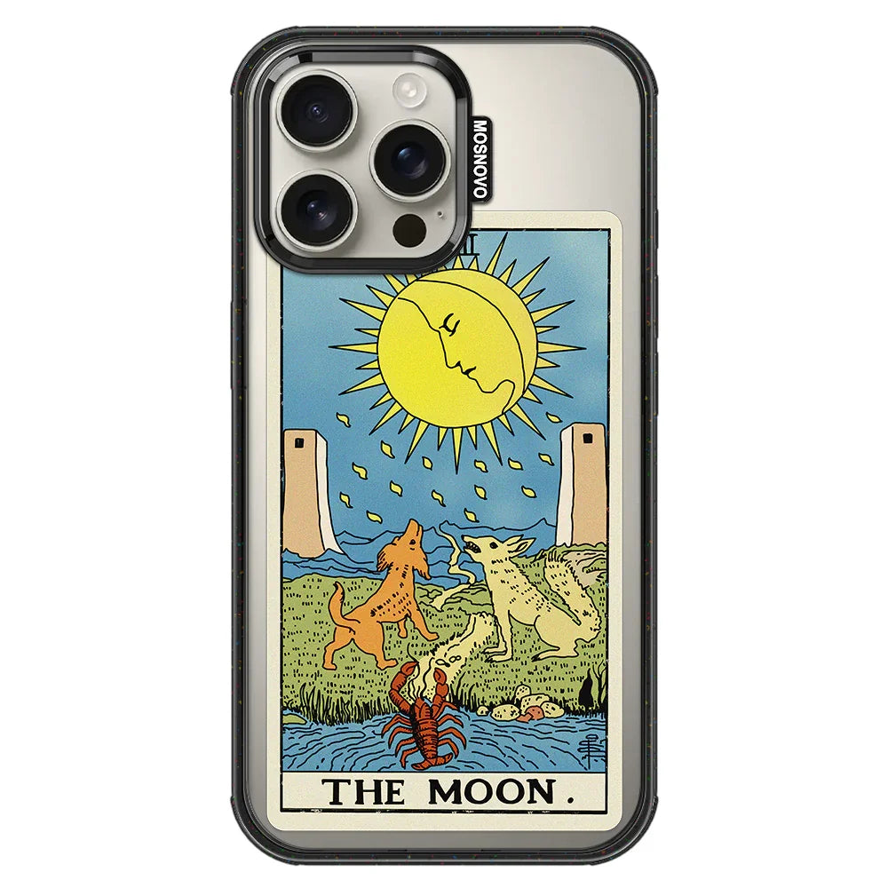 The Moon Phone Case - iPhone 16 Pro Max Case Clear Black ShockStone With MagSafe