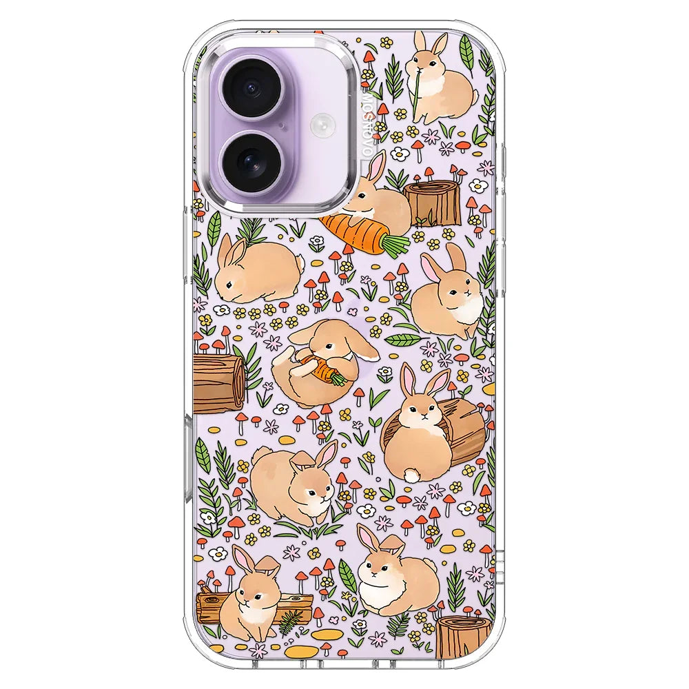 Cute Bunny Garden Phone Case - iPhone 17 Case  MOSNOVO