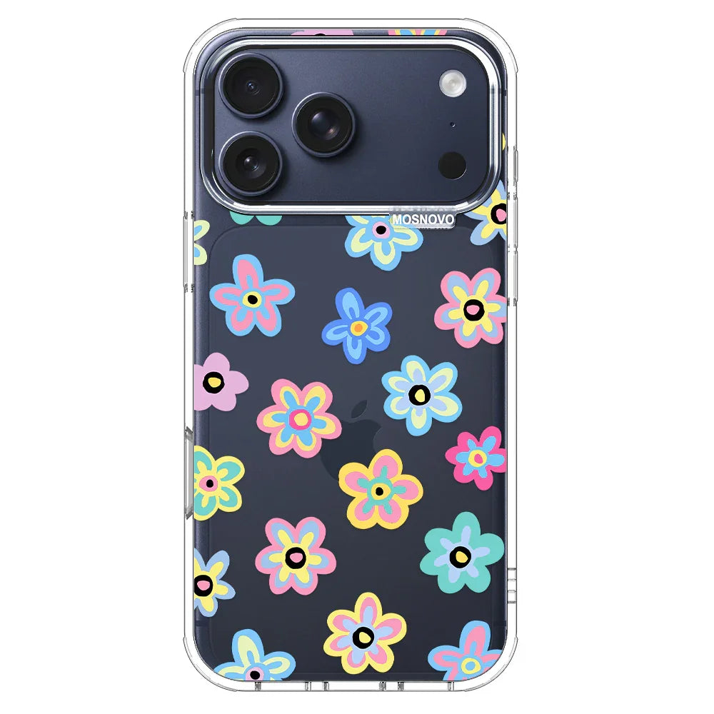 Groovy Flower Phone Case - iPhone 17 Pro Max Case – MOSNOVO
