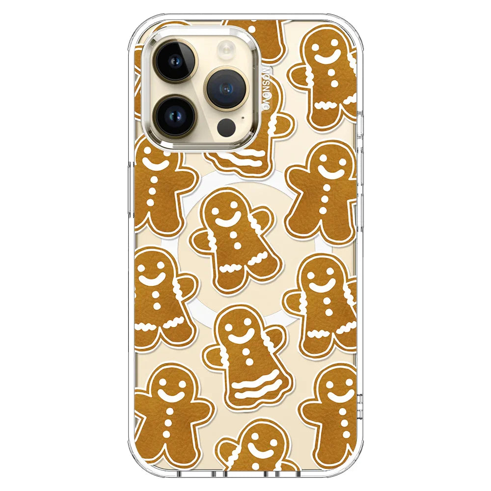 Ginger Breadman Phone Case - iPhone 14 Pro Max Case Clear With MagSafe