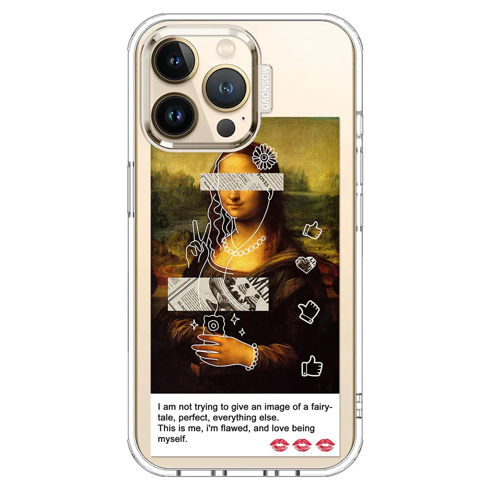 Selfie Artwork Phone Case - iPhone 13 Pro Case Clear With MagSafe