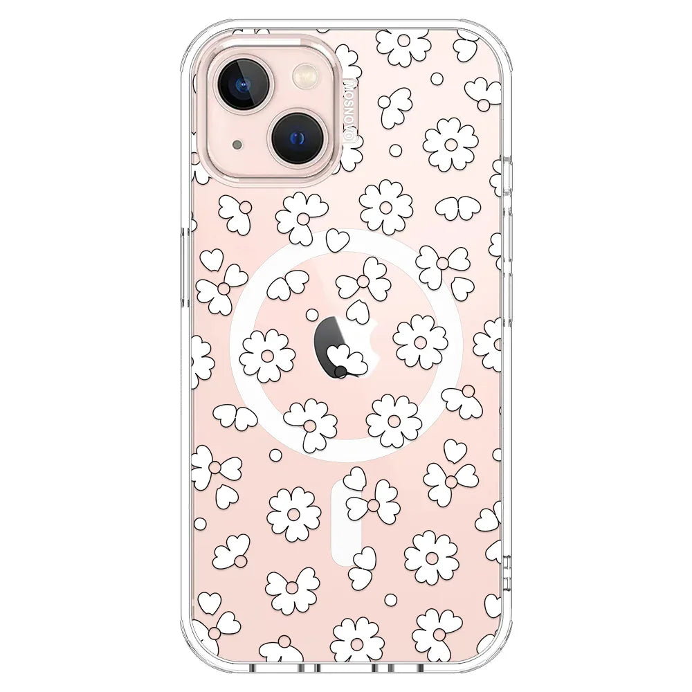 Floret Phone Case - iPhone 13 Case Clear With MagSafe