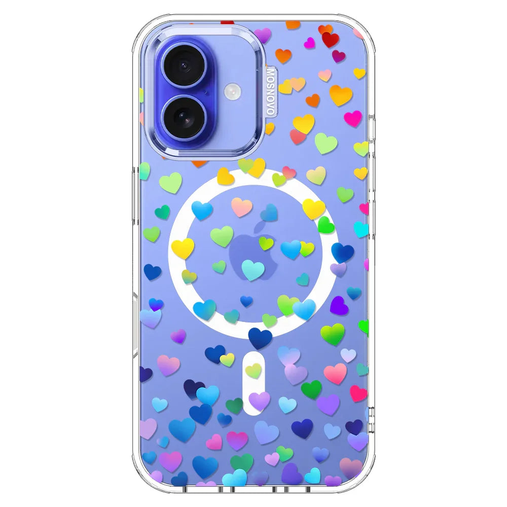 Love is Love Phone Case - iPhone 16 Plus Case Clear With MagSafe