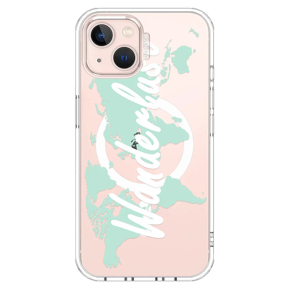 Wanderlust Phone Case - iPhone 13 Case Clear With MagSafe