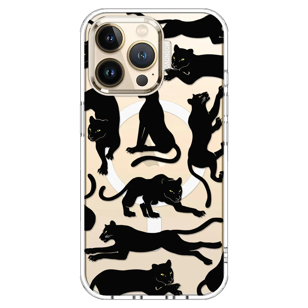 Black Panther Phone Case - iPhone 13 Pro Case Clear With MagSafe