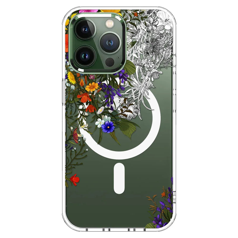 Spring Meadow Phone Case - iPhone 13 Pro Case Clear With MagSafe