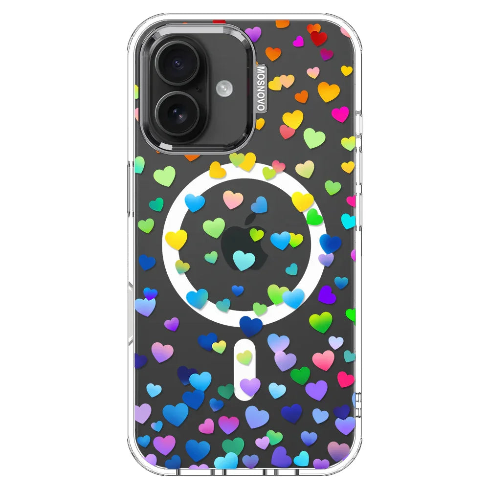 Love is Love Phone Case - iPhone 16 Plus Case Clear With MagSafe