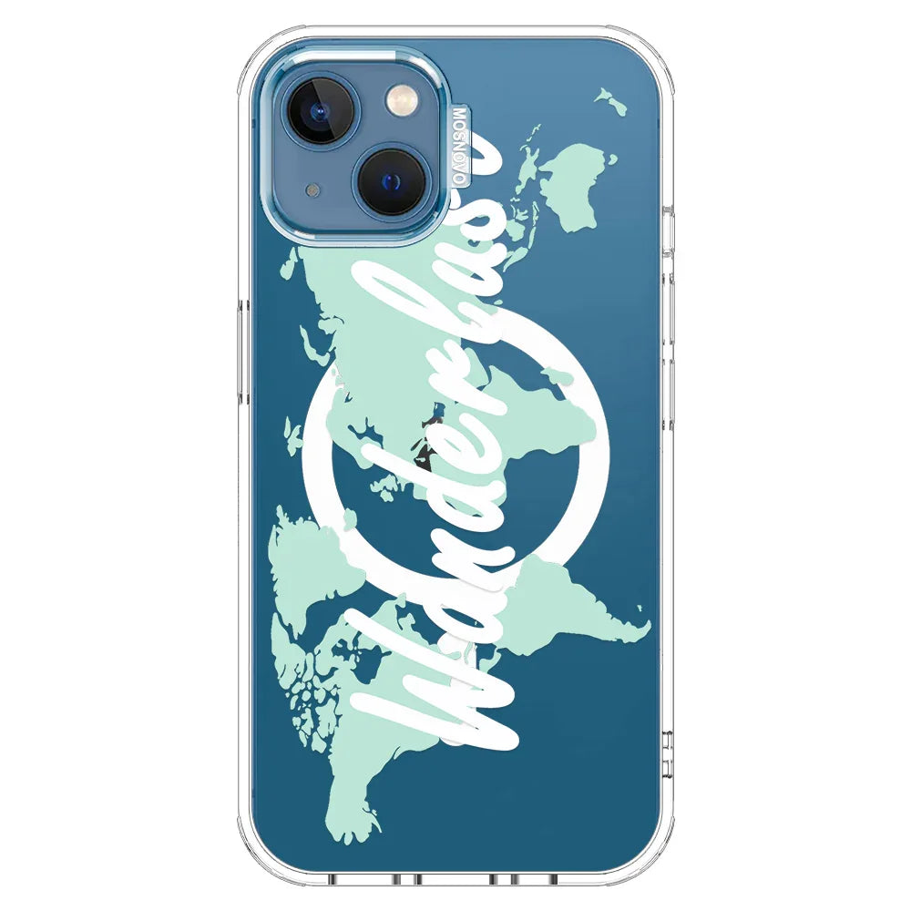 Wanderlust Phone Case - iPhone 13 Case Clear With MagSafe