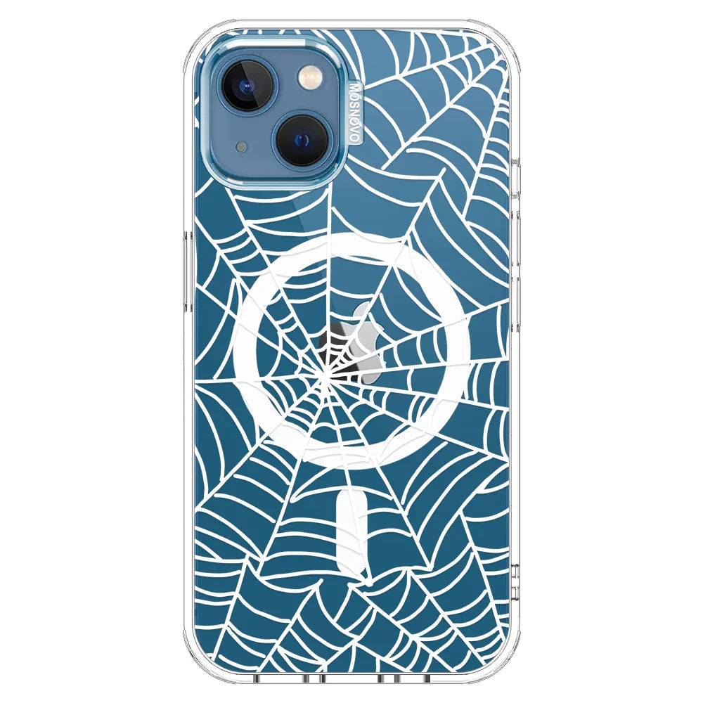 Spider Web Phone Case - iPhone 13 Case Clear With MagSafe