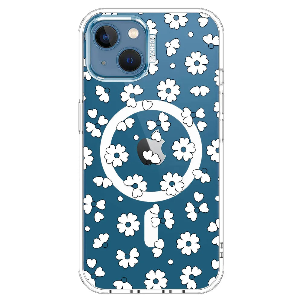 Floret Phone Case - iPhone 13 Case Clear With MagSafe