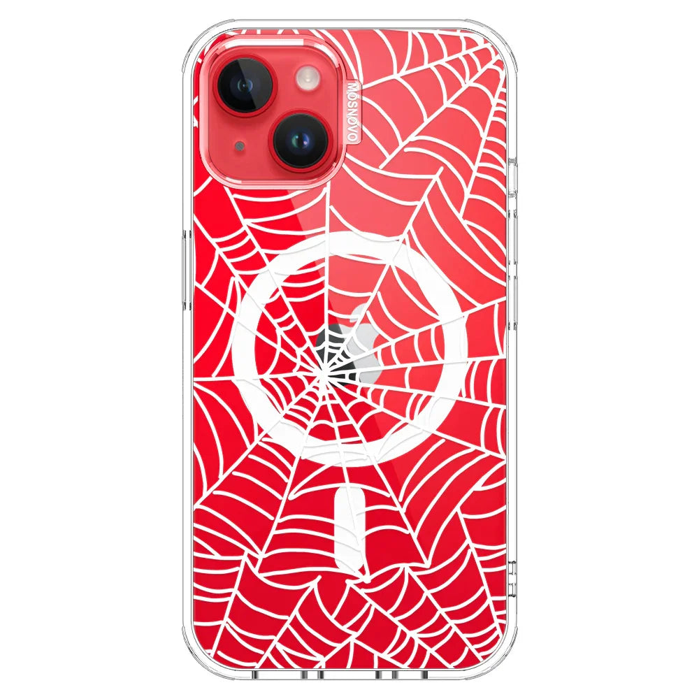 Spider Web Phone Case - iPhone 13 Case Clear With MagSafe