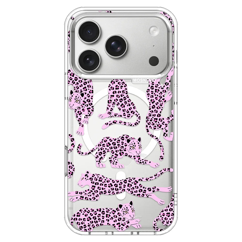 Pink Leopard Phone Case - iPhone 17 Pro Case – MOSNOVO