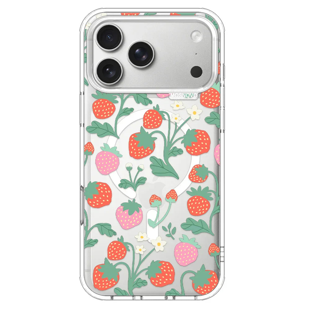 Cute Strawberry Phone Case - iPhone 17 Pro Max Case  MOSNOVO
