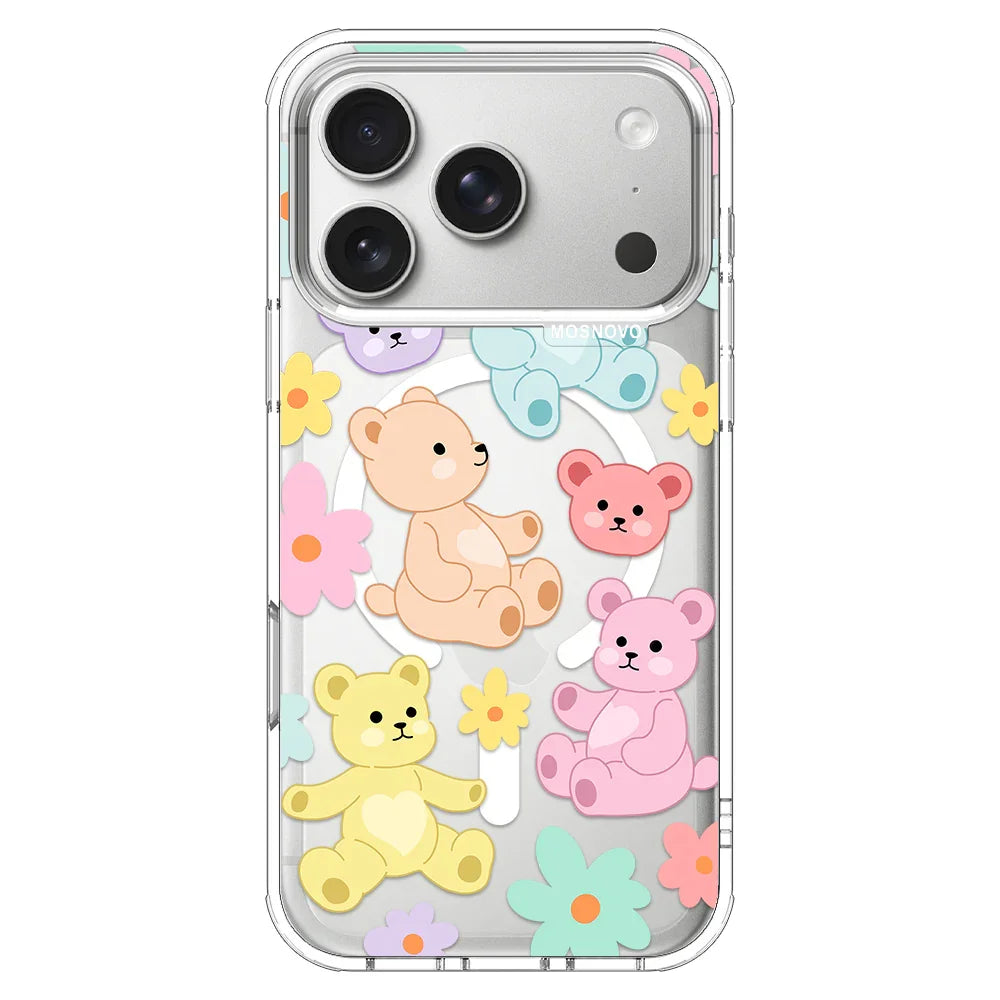 Cute Teddy Bear Phone Case - iPhone 17 Pro Case – MOSNOVO