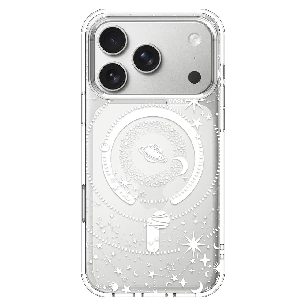 White Galaxy Phone Case - iPhone 17 Pro Case