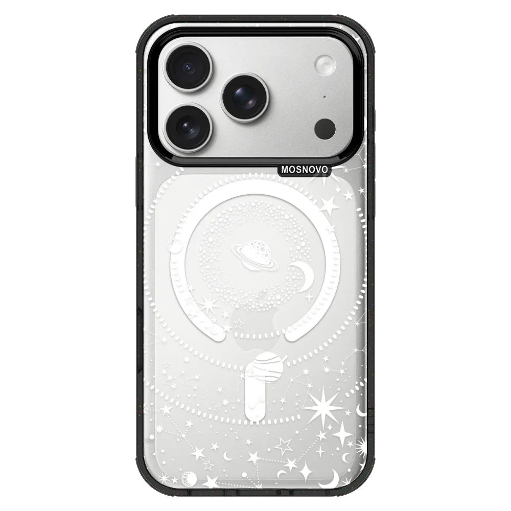 White Galaxy Phone Case - iPhone 17 Pro Case