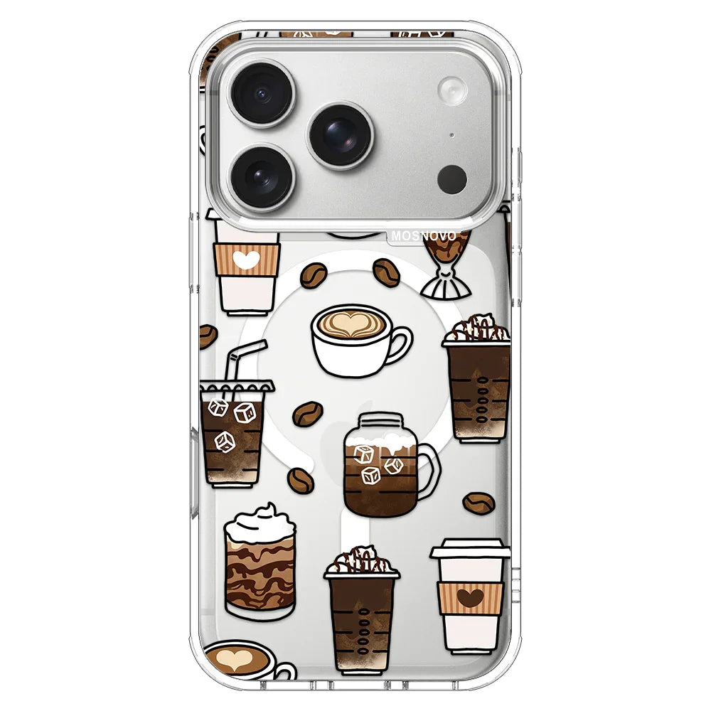 Coffee Phone Case - iPhone 17 Pro Case MOSNOVO Coffee Phone Case - iPhone 17 Pro Case MOSNOVO