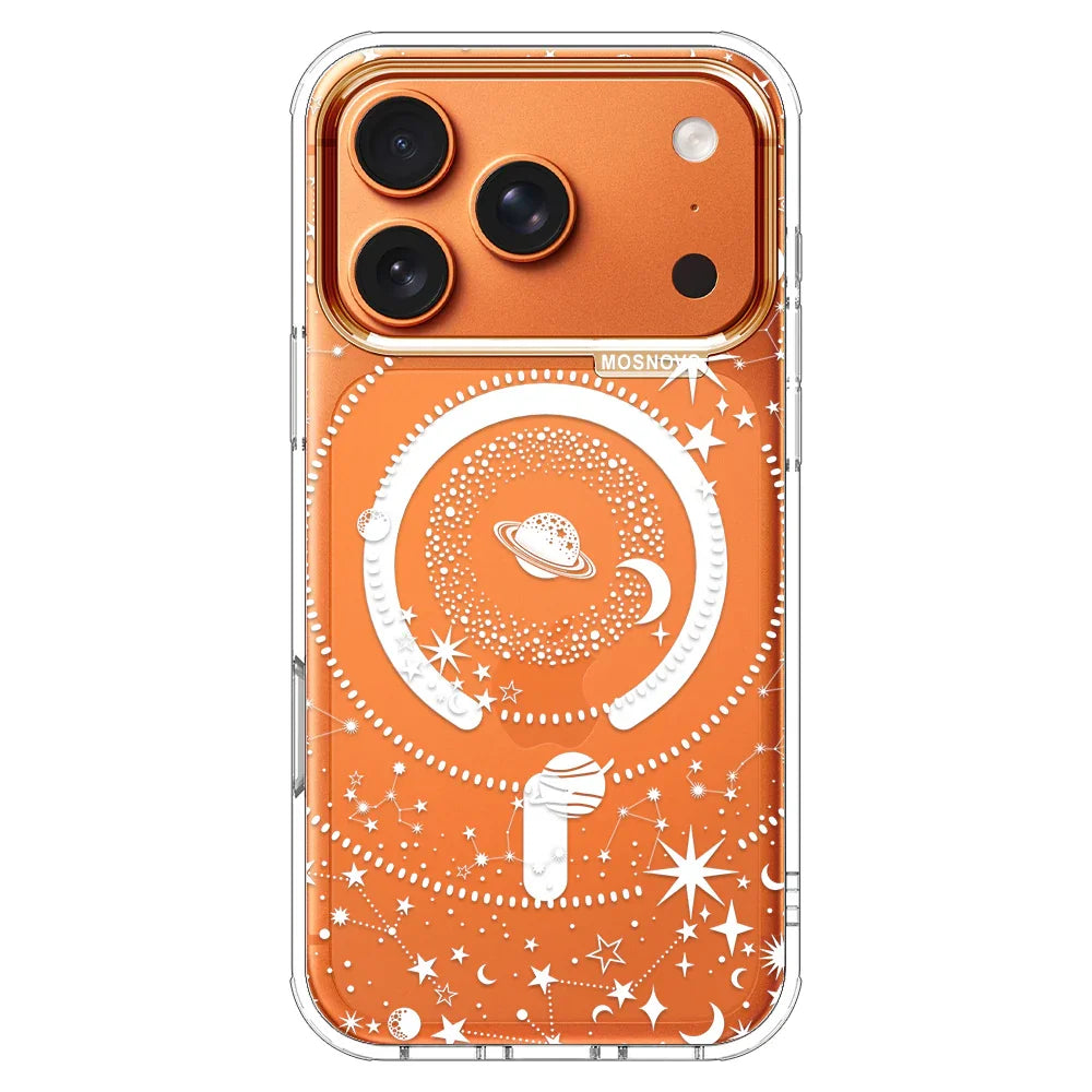 White Galaxy Phone Case - iPhone 17 Pro Case