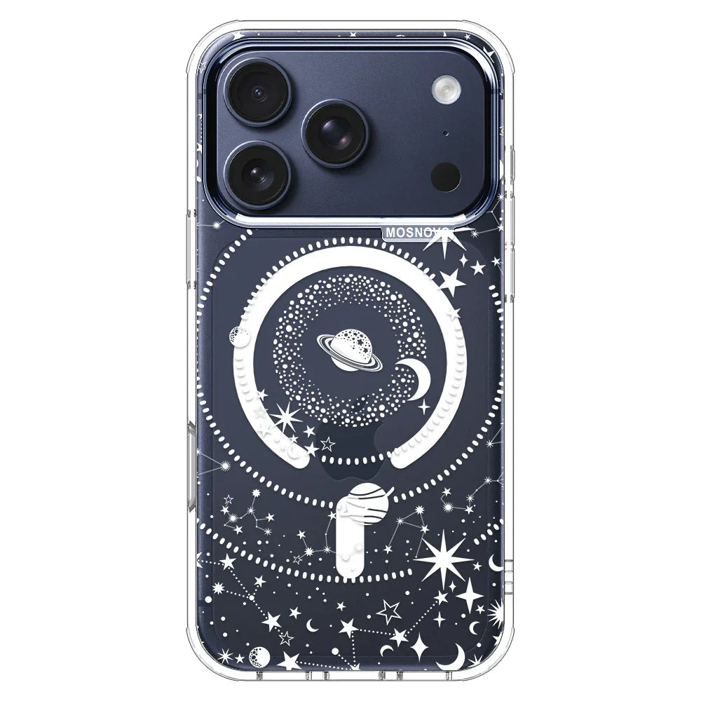 White Galaxy Phone Case - iPhone 17 Pro Case