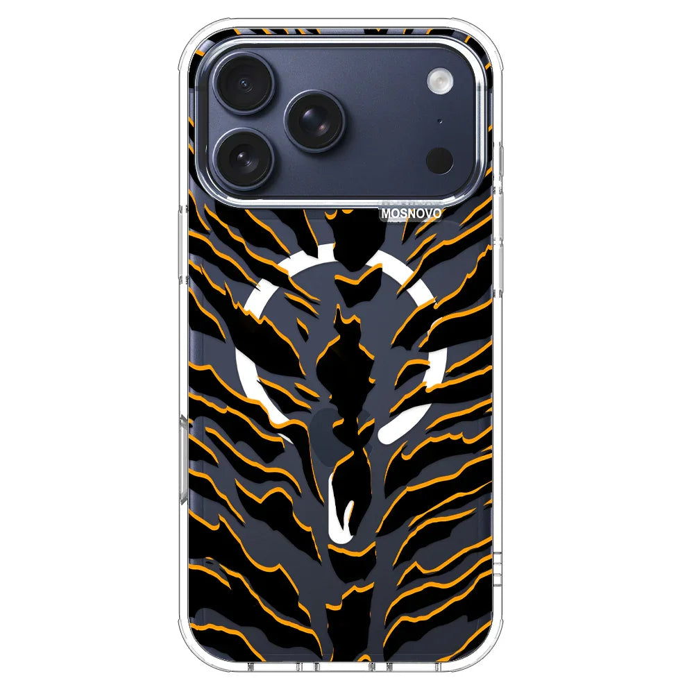 Tiger Print Phone Case - iPhone 17 Pro Max Case – MOSNOVO