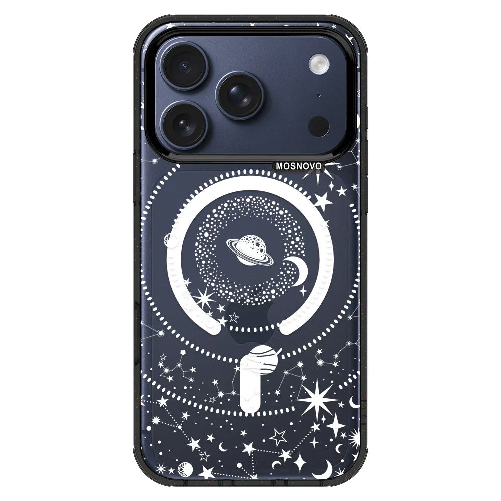 White Galaxy Phone Case - iPhone 17 Pro Case