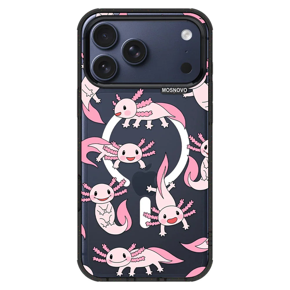 Pink Axolotl Phone Case