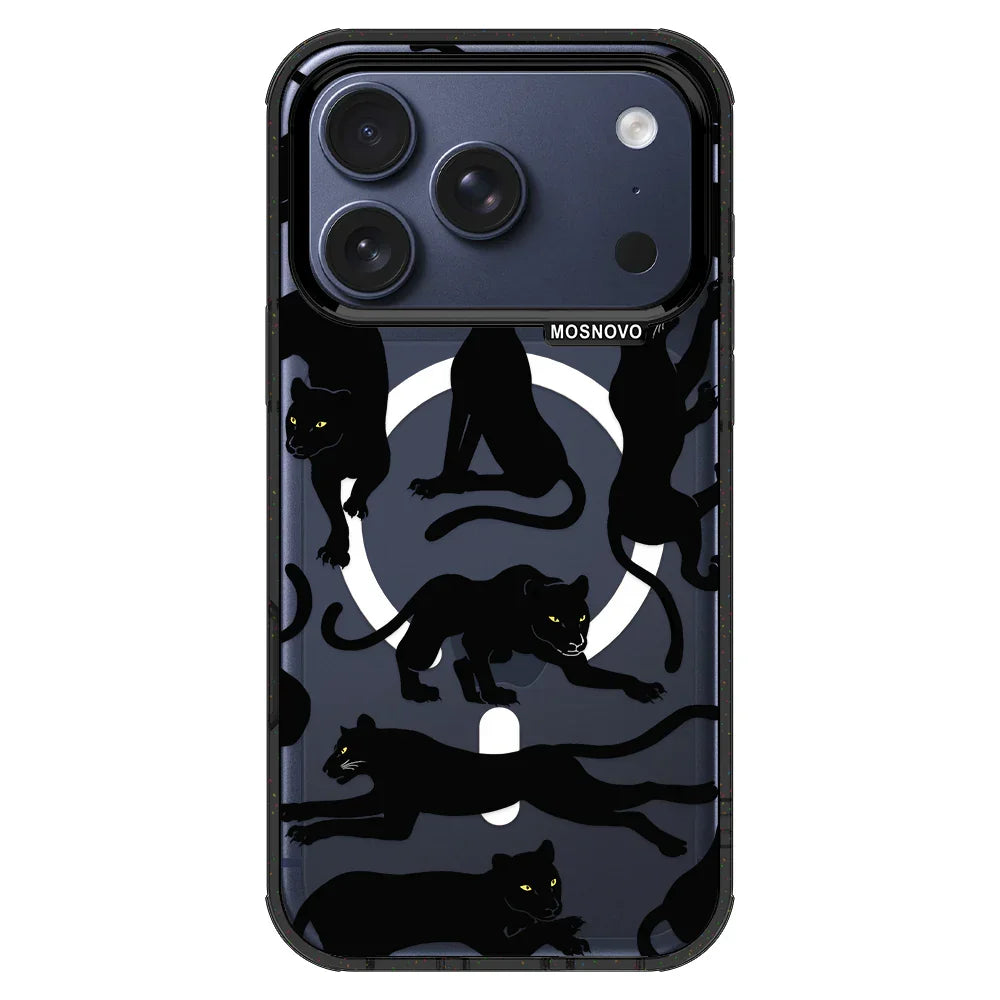 Black Panther Phone Case - iPhone 17 Pro Case MOSNOVO Black Panther Phone Case - iPhone 17 Pro Case MOSNOVO