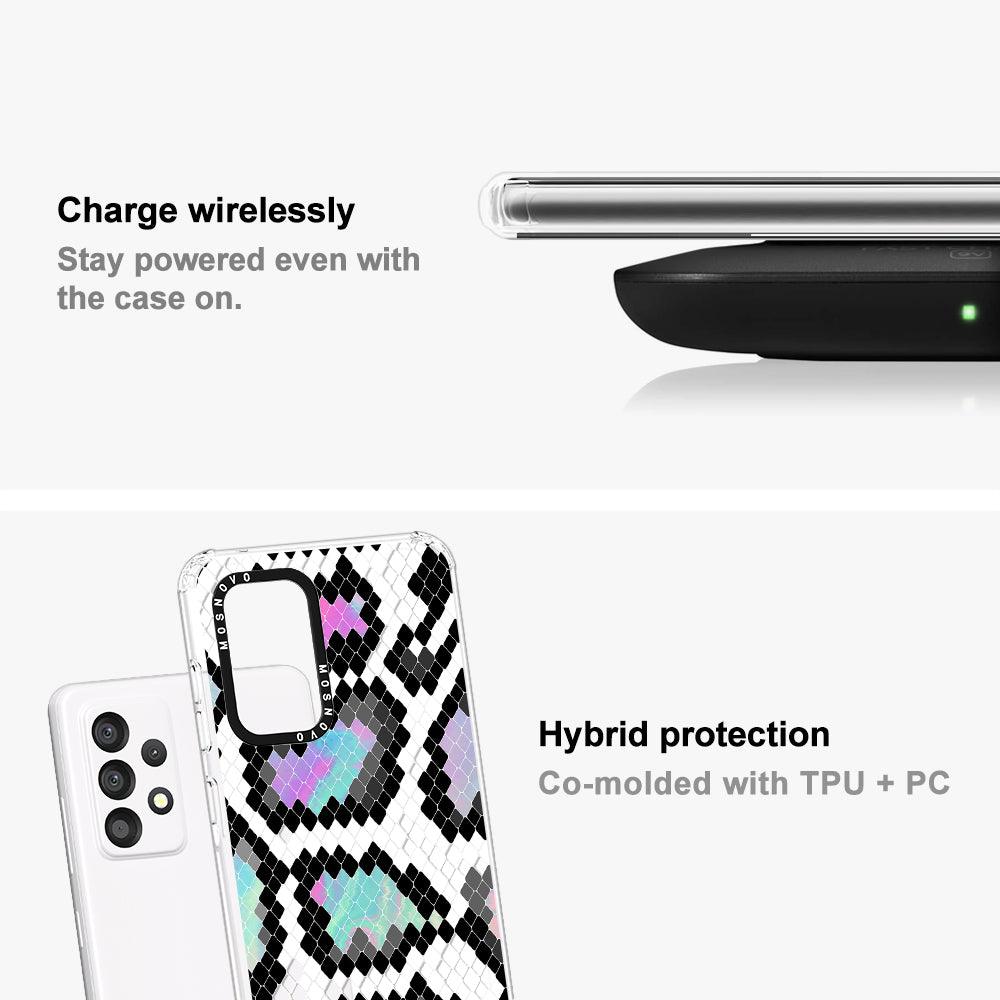 Aurora Snake Print Phone Case - Samsung Galaxy A52 & A52 Case - MOSNOVO