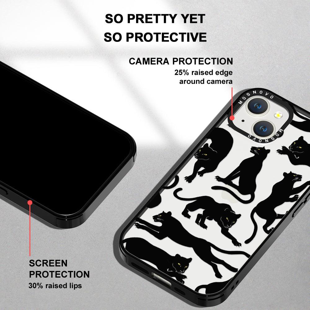 Black Panther Phone Case - iPhone 14 Plus Case - MOSNOVO