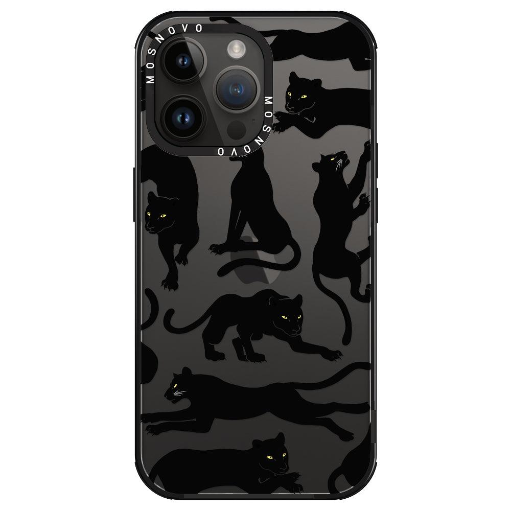 Black Panther Phone Case - iPhone 14 Pro Max Case - MOSNOVO