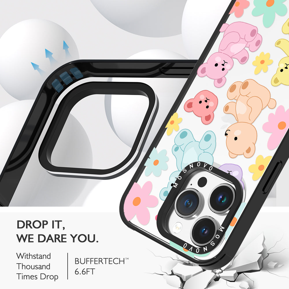 Cute Teddy Bear Phone Case - iPhone 14 Pro Case - MOSNOVO
