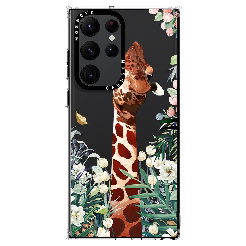 Giraffe Garden Phone Case - Samsung Galaxy S22 Ultra Case - MOSNOVO