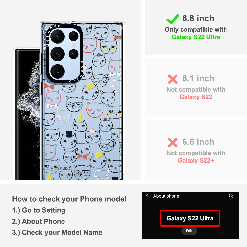 Grumpy Cat Phone Case - Samsung Galaxy S22 Ultra Case - MOSNOVO
