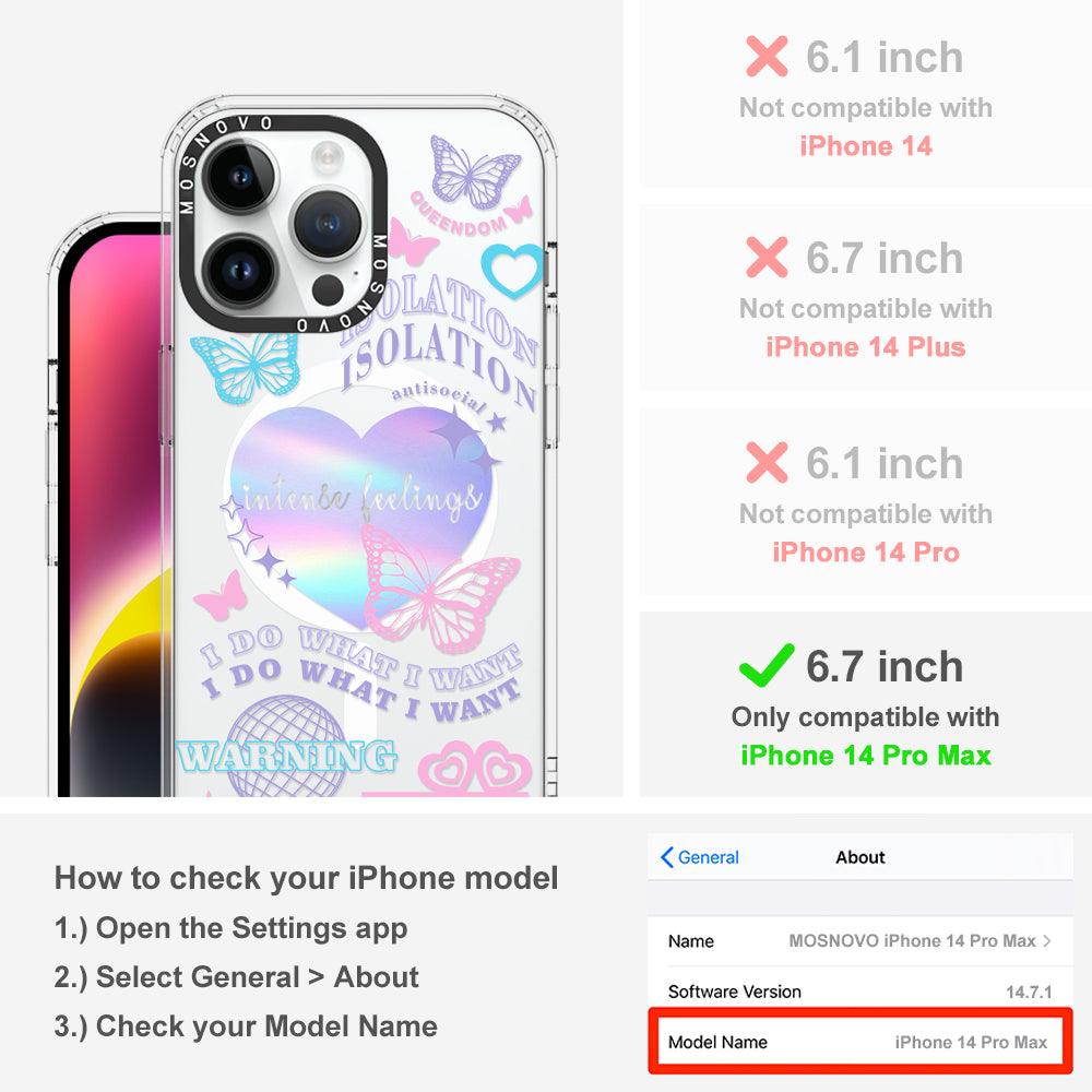 Intense Feeling Phone Case - iPhone 14 Pro Max Case - MOSNOVO