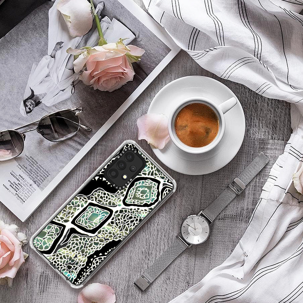 Jade Snake Phone Case - Samsung Galaxy A52 & A52 Case - MOSNOVO