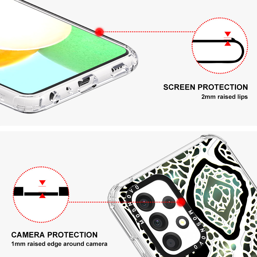 Jade Snake Phone Case - Samsung Galaxy A52 & A52 Case - MOSNOVO