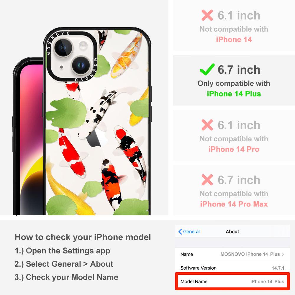 Koi Phone Case - iPhone 14 Plus Case - MOSNOVO