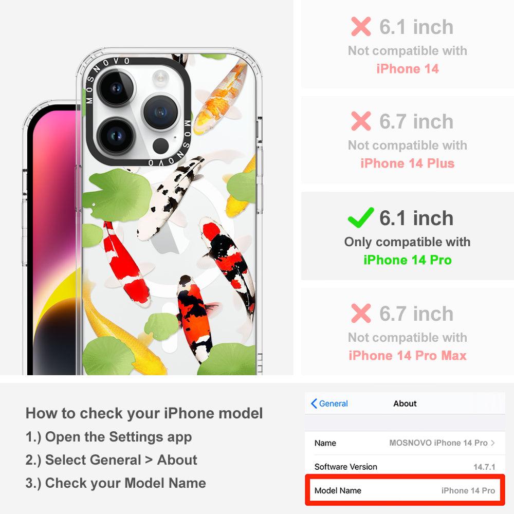 Koi Phone Case - iPhone 14 Pro Case - MOSNOVO